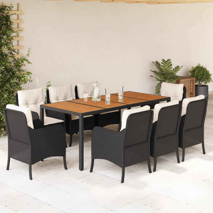 Set Mobilier De Grădină Cu Perne, 5 Piese, , Poliratan