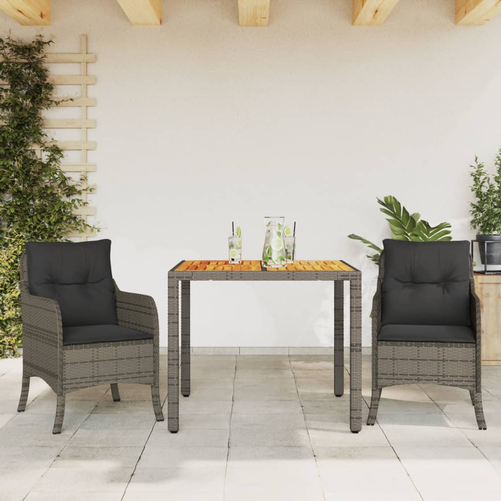 Set Mobilier De Grădină Cu Perne, 5 Piese, , Poliratan