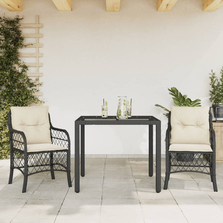 Set Mobilier De Grădină Cu Perne, 5 Piese, , Poliratan