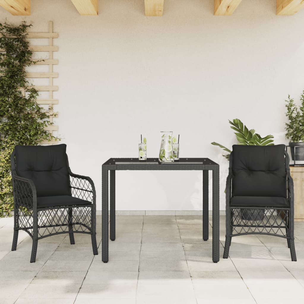 Set Mobilier De Grădină Cu Perne, 5 Piese, , Poliratan