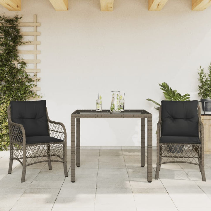 Set Mobilier De Grădină Cu Perne, 5 Piese, , Poliratan