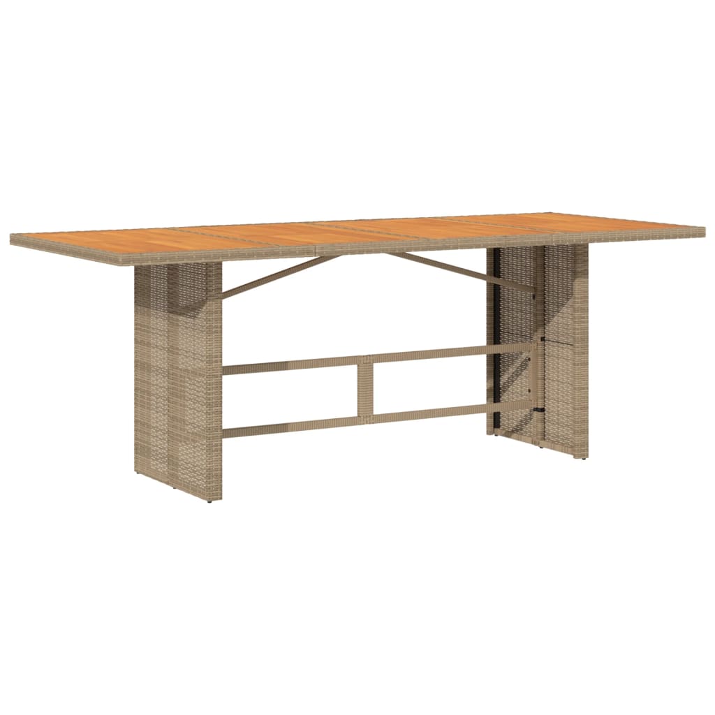 Set Mobilier Pentru Grădină, 7 Piese, Cu Perne, Bej, Poliratan