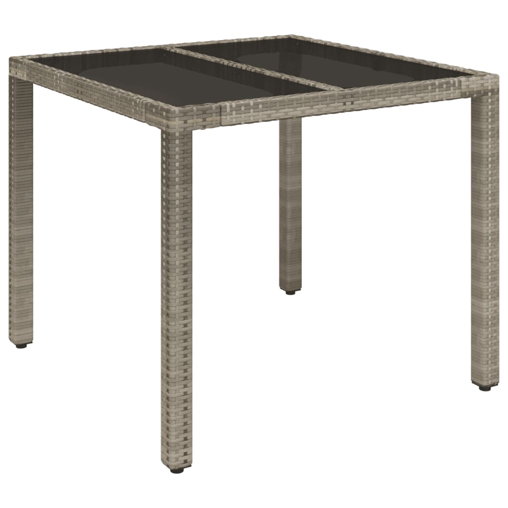Set Mobilier De Grădină Cu Perne, 3 Piese, , Poliratan Gri