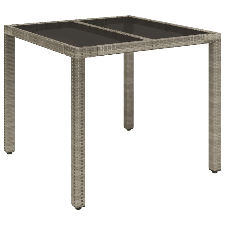 Set Mobilier De Grădină Cu Perne, 3 Piese, , Poliratan Gri