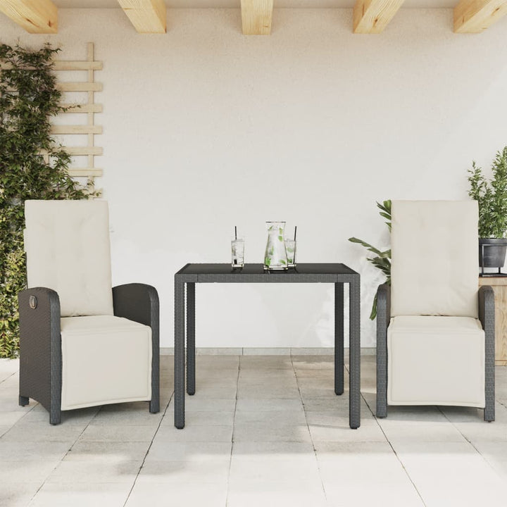 Set Mobilier De Grădină Cu Perne, 7 Piese, , Poliratan