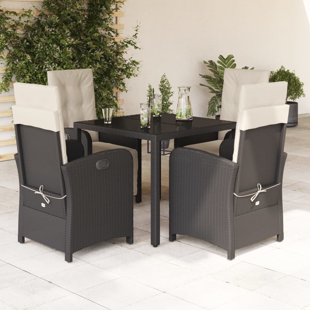Set Mobilier De Grădină Cu Perne, 7 Piese, , Poliratan