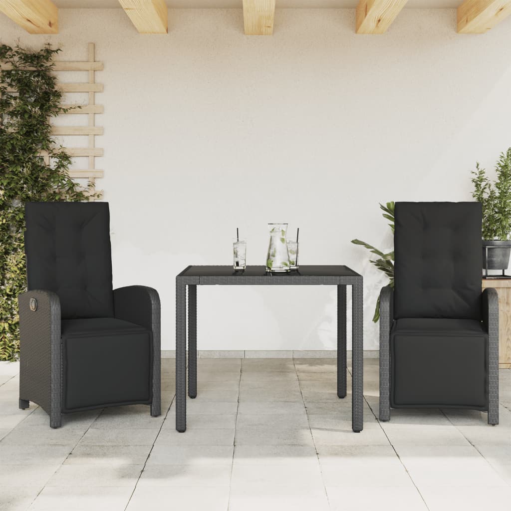Set Mobilier De Grădină Cu Perne, 7 Piese, , Poliratan