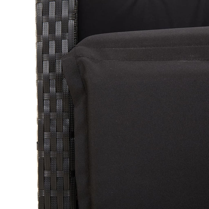 Set Mobilier De Grădină Cu Perne, 7 Piese, , Poliratan