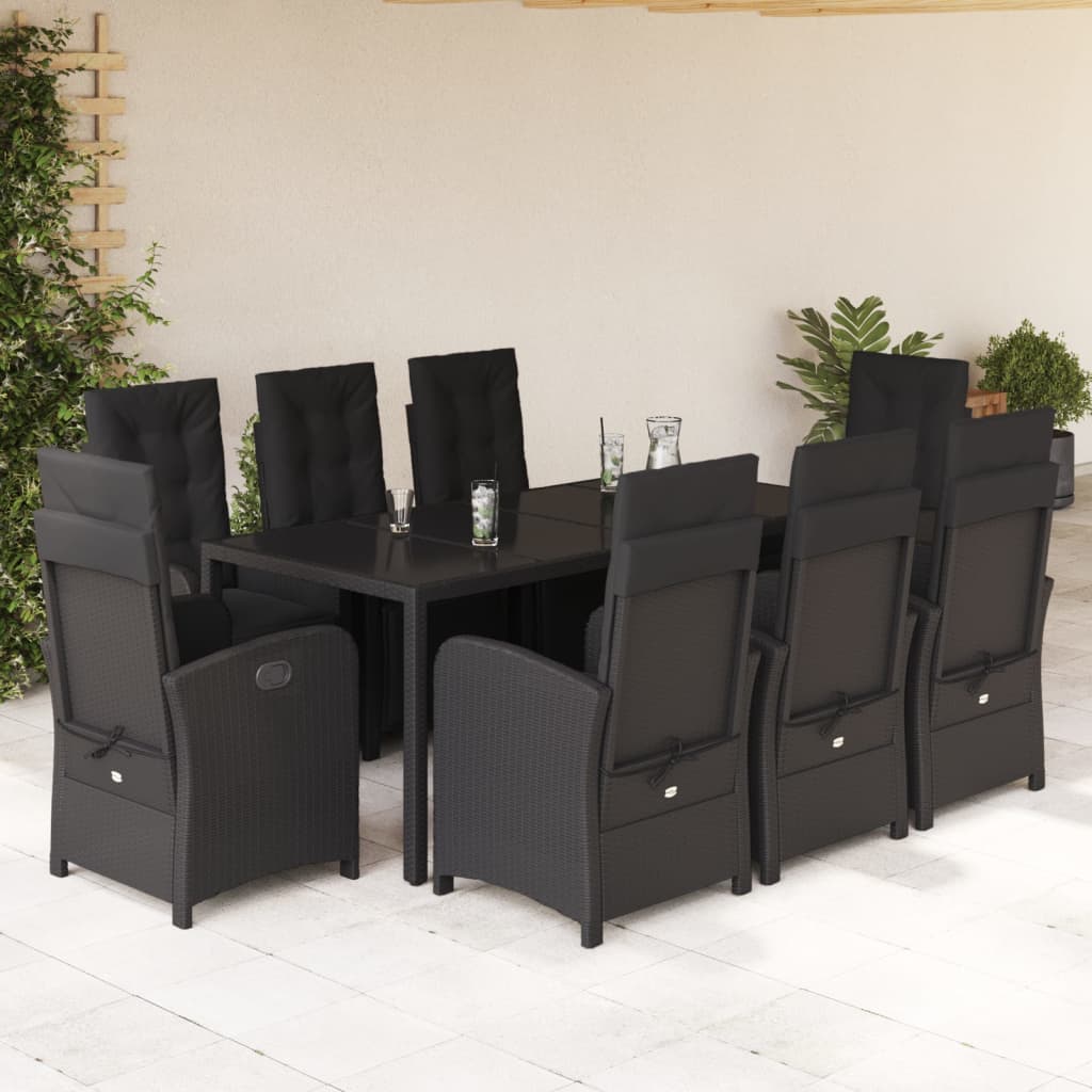 Set Mobilier De Grădină Cu Perne, 7 Piese, , Poliratan
