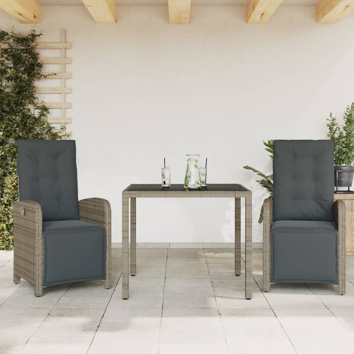 Set Mobilier De Grădină Cu Perne, 7 Piese, , Poliratan