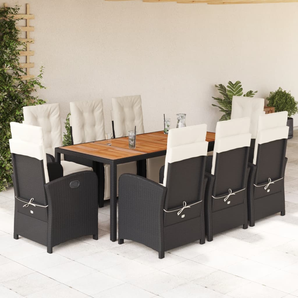 Set Mobilier De Grădină Cu Perne, 7 Piese, , Poliratan