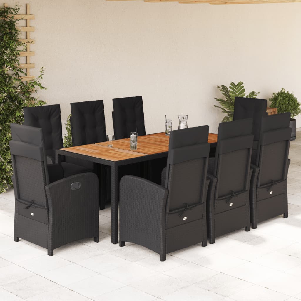 Set Mobilier De Grădină Cu Perne, 7 Piese, , Poliratan