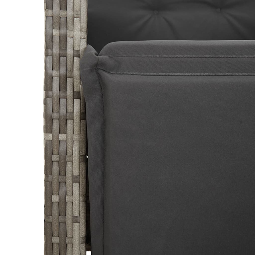 Set Mobilier De Grădină Cu Perne, 7 Piese, , Poliratan
