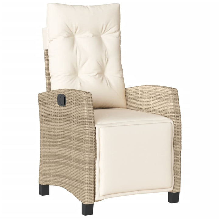 Set Mobilier De Grădină Cu Perne, 5 Piese, Bej, Poliratan