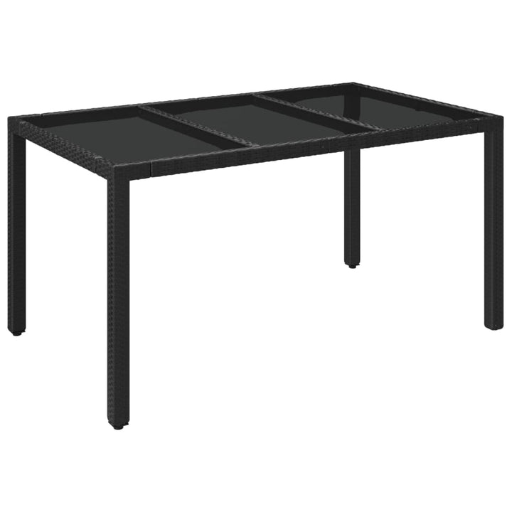 Set Mobilier De Grădină Cu Perne, 5 Piese, Negru, Poliratan Negru Și Crem