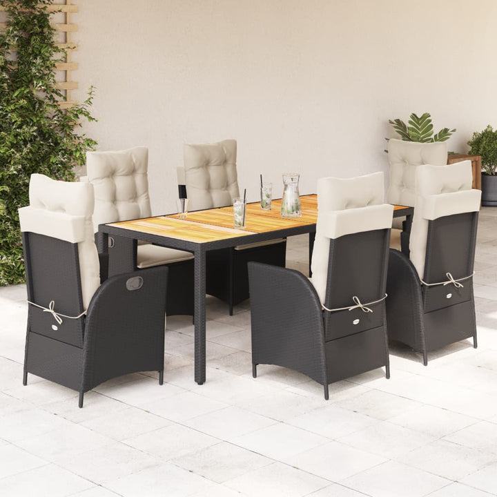 Set Mobilier De Grădină Cu Perne, 5 Piese, , Poliratan