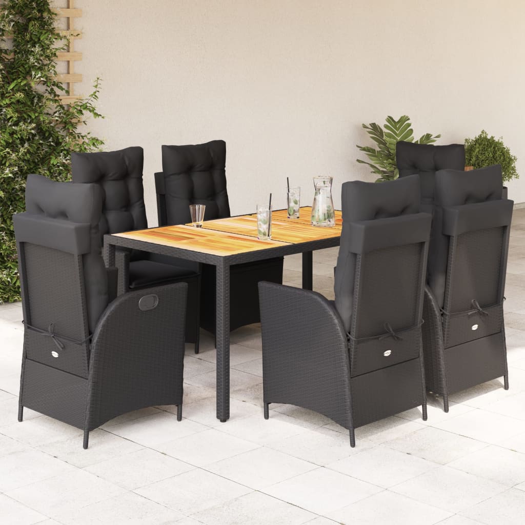 Set Mobilier De Grădină Cu Perne, 5 Piese, , Poliratan