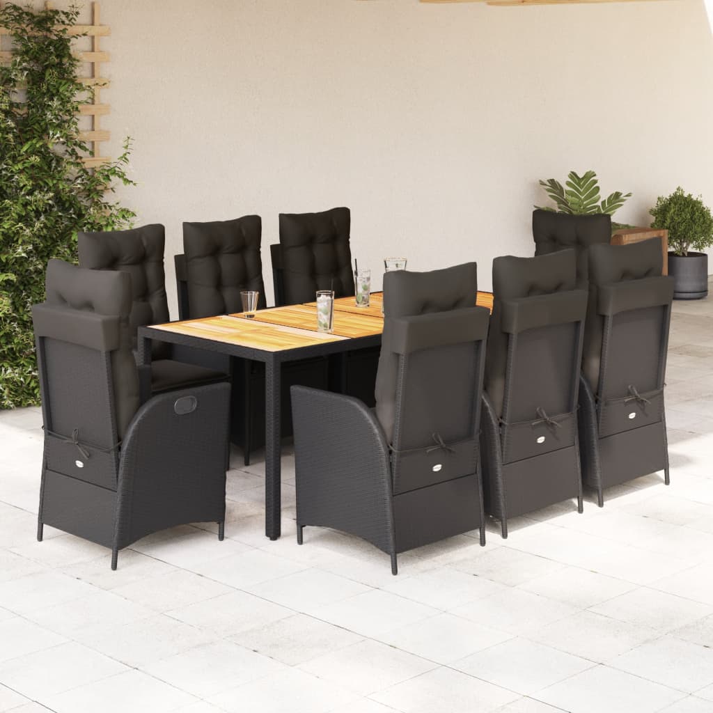 Set Mobilier De Grădină Cu Perne, 5 Piese, , Poliratan