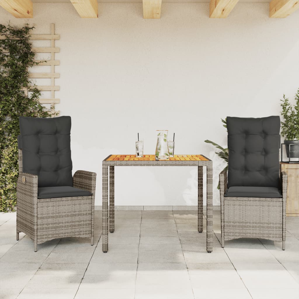 Set Mobilier De Grădină Cu Perne, 5 Piese, , Poliratan