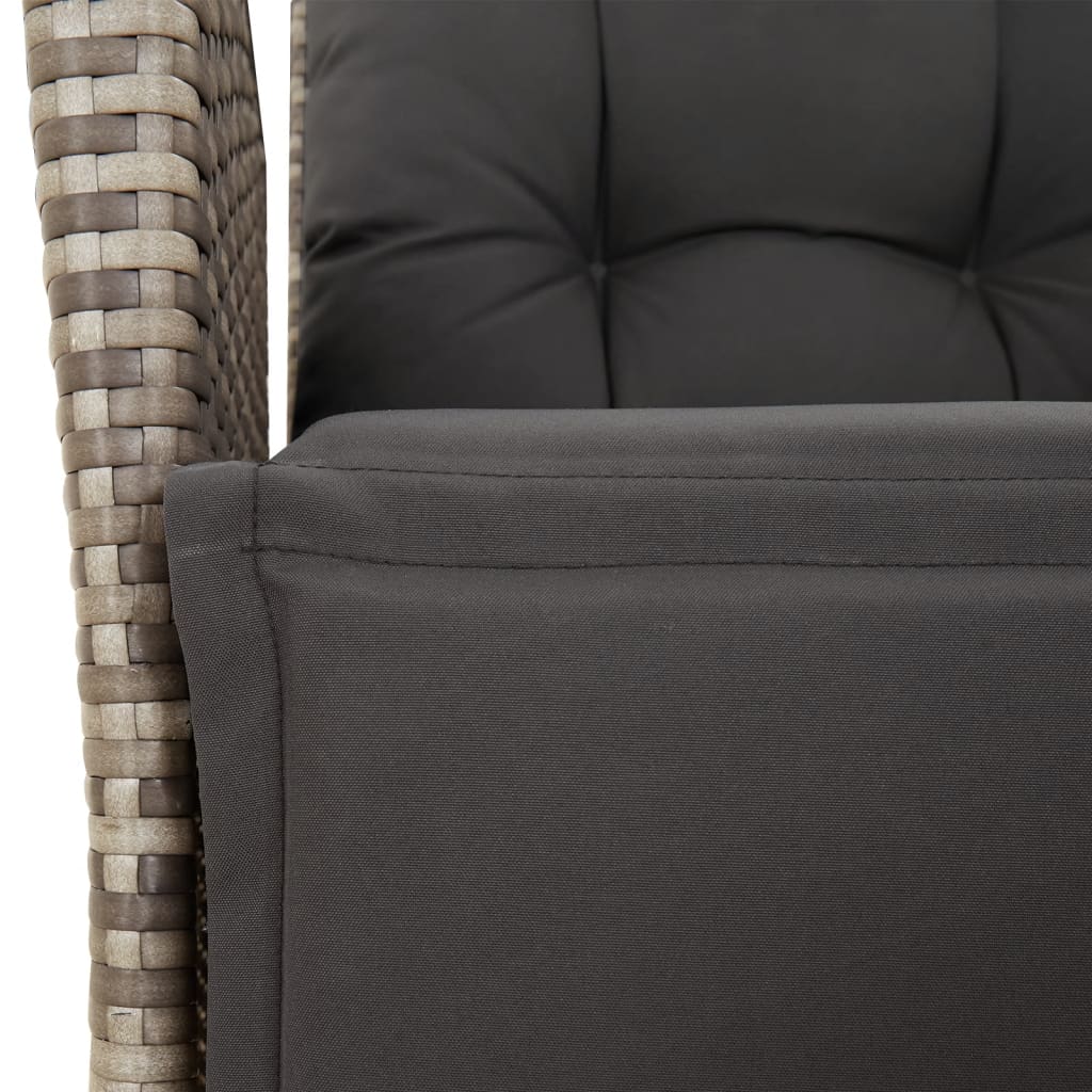Set Mobilier De Grădină Cu Perne, 5 Piese, , Poliratan