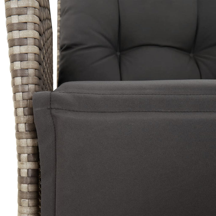 Set Mobilier De Grădină Cu Perne, 5 Piese, , Poliratan