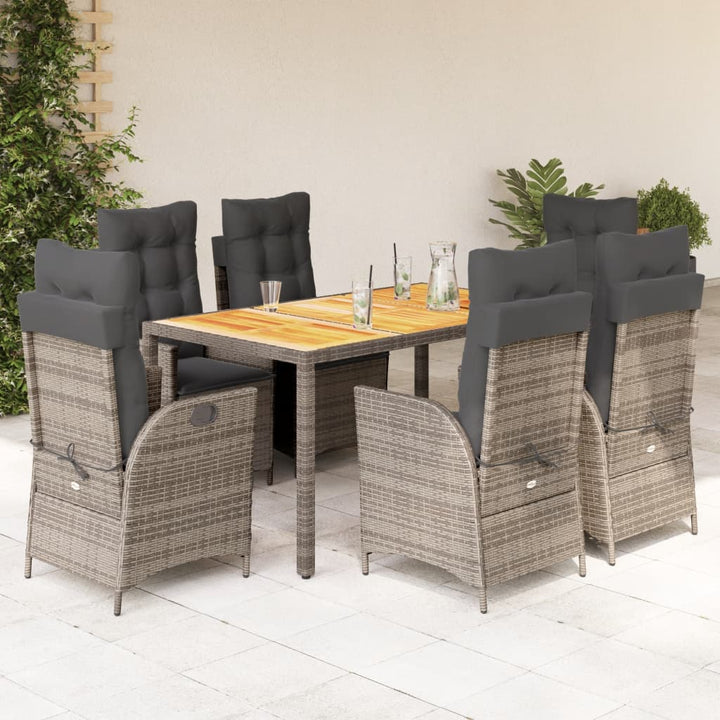 Set Mobilier De Grădină Cu Perne, 5 Piese, , Poliratan