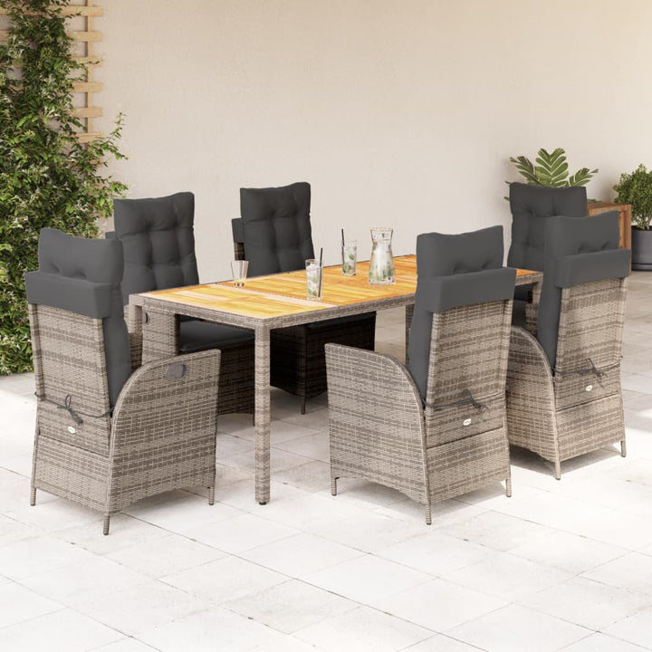 Set Mobilier De Grădină Cu Perne, 5 Piese, , Poliratan