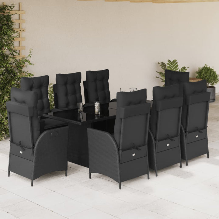 Set Mobilier De Grădină Cu Perne, 7 Piese Poliratan