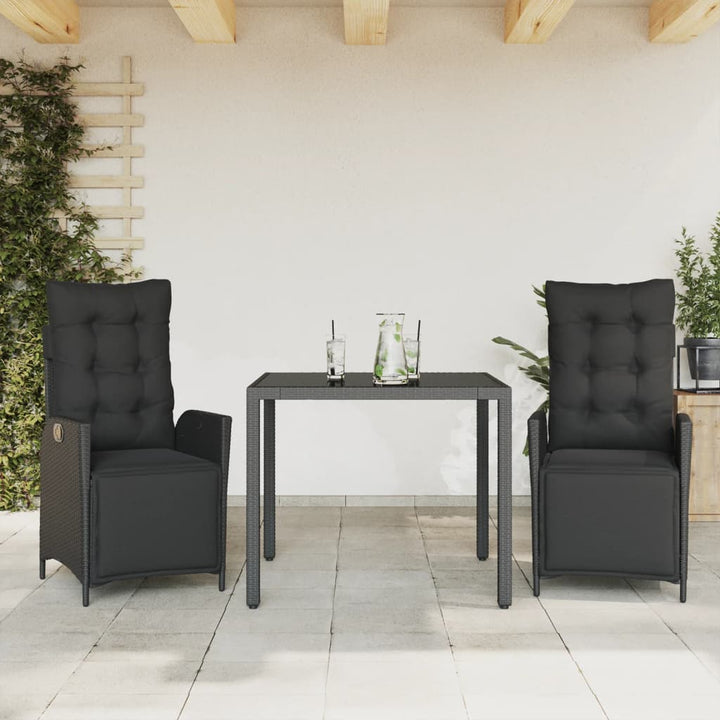 Set Mobilier De Grădină Cu Perne, 9 Piese, , Poliratan