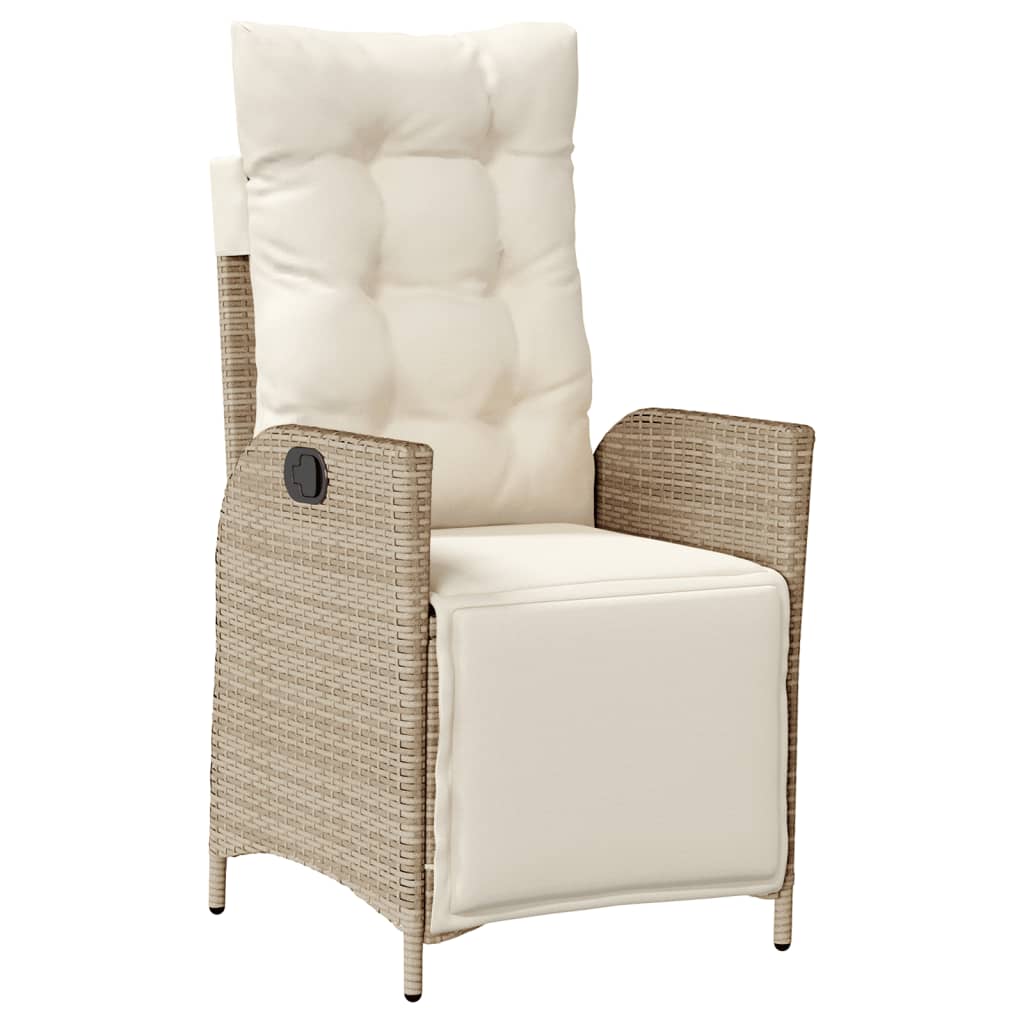 Set Mobilier De Grădină Cu Perne, 5 Piese, Bej, Poliratan