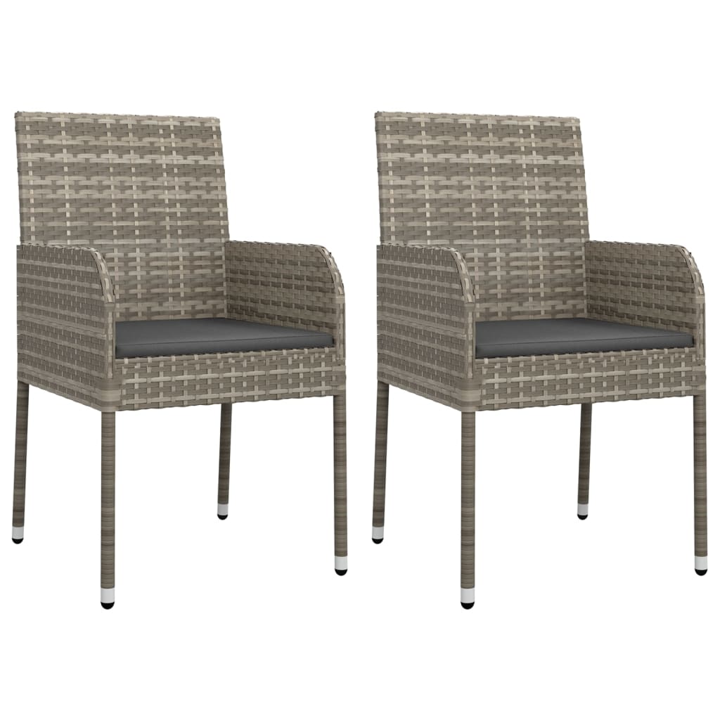 Set Mobilier De Grădină Cu Perne, 7 Piese, , Poliratan