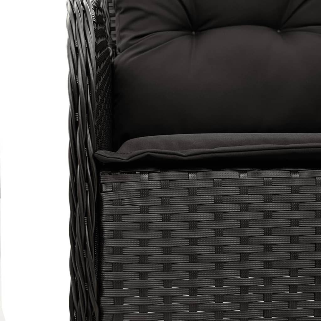 Set Mobilier De Grădină Cu Perne, 9 Piese, , Poliratan