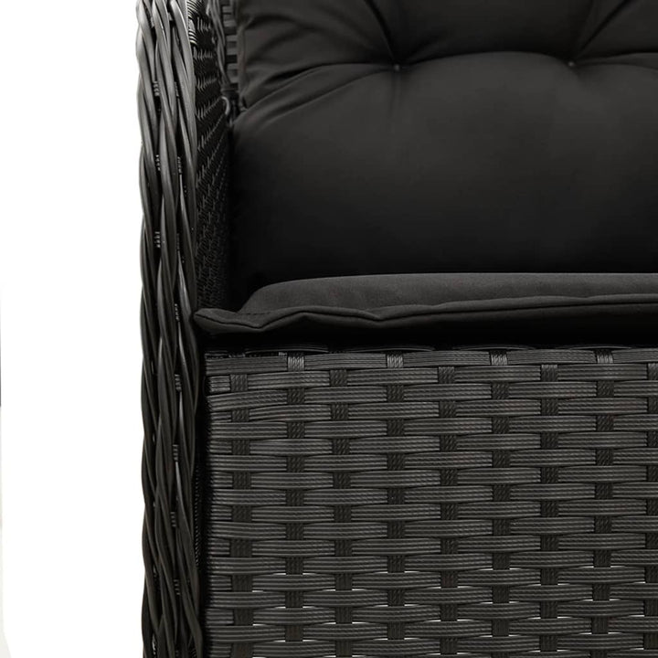 Set Mobilier De Grădină Cu Perne, 9 Piese, , Poliratan