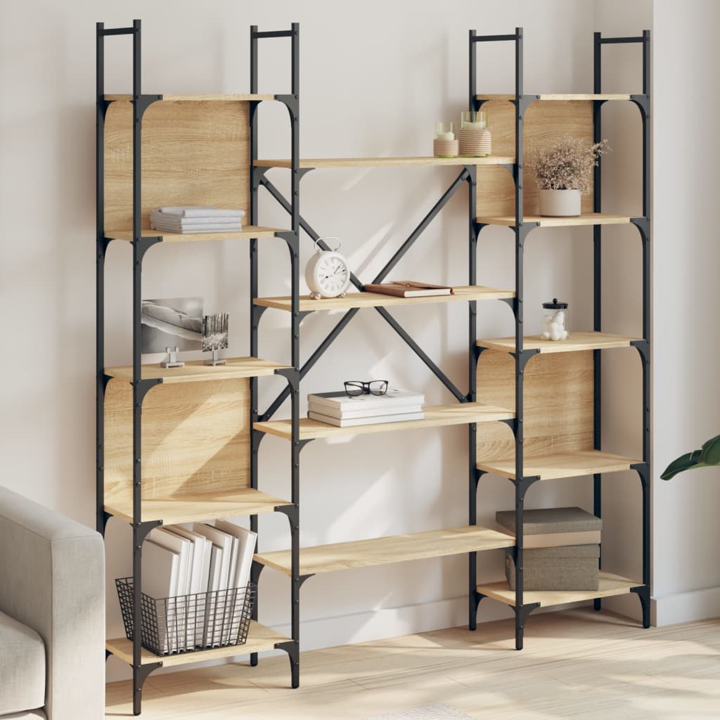 Bibliotecă, , 155,5X24X166,5 Cm, Lemn Prelucrat