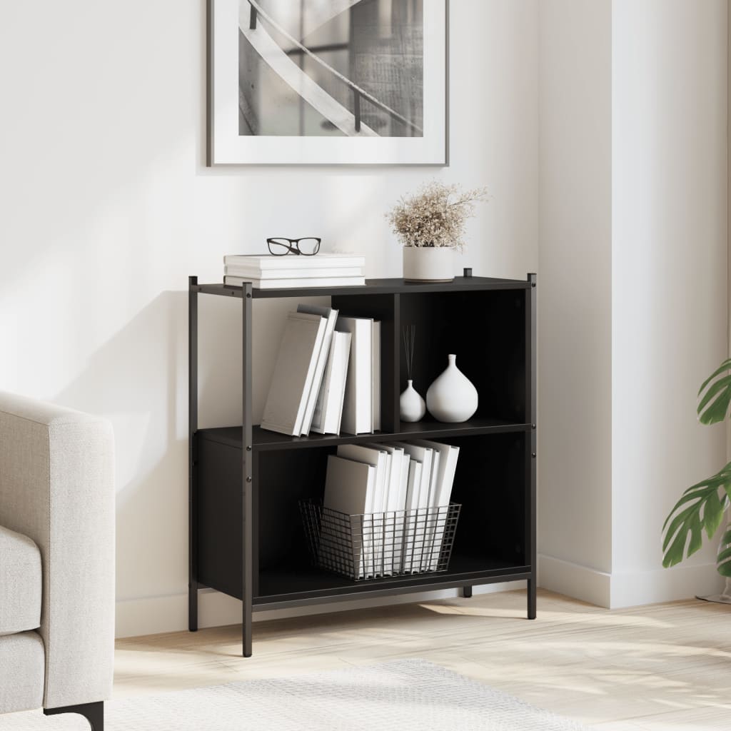 Bibliotecă, Stejar Fumuriu, 72X28X, Lemn Prelucrat