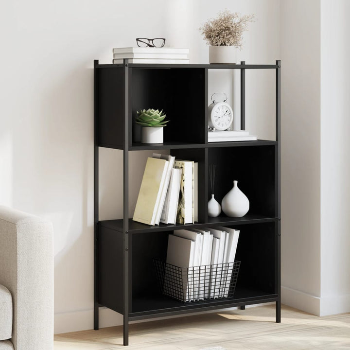 Bibliotecă, Stejar Fumuriu, 72X28X, Lemn Prelucrat