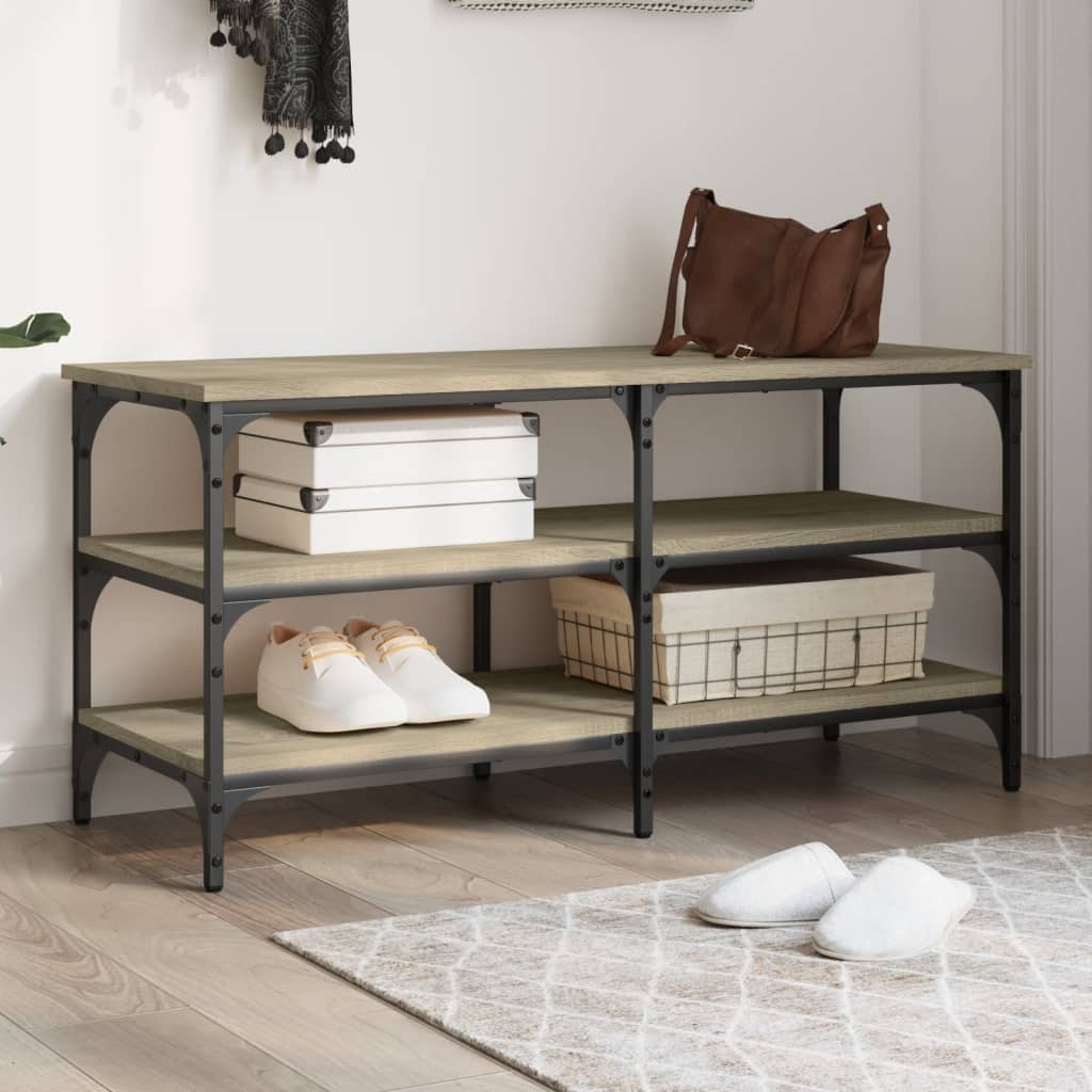 Bancă De Pantofi, , 100X38,5X49 Cm, Lemn Prelucrat
