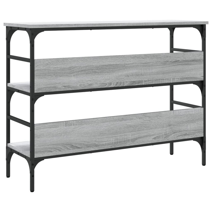 Măsuță Consolă, Gri Sonoma, 100X32X75 Cm, Lemn Prelucrat