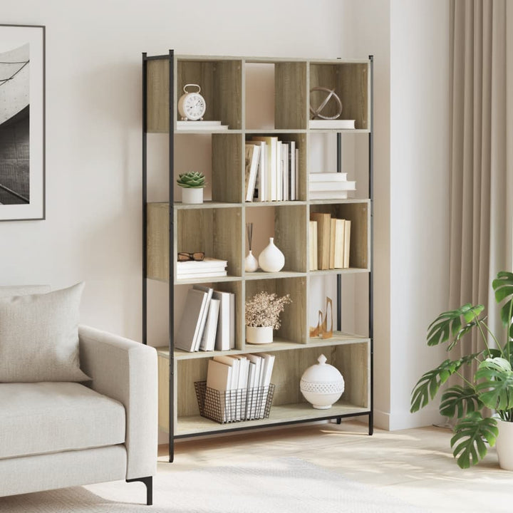 Bibliotecă, Stejar Maro, 102X28X172 Cm, Lemn Prelucrat