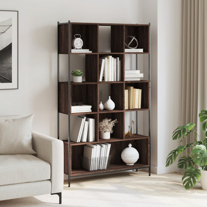 Bibliotecă, Stejar Maro, 102X28X172 Cm, Lemn Prelucrat