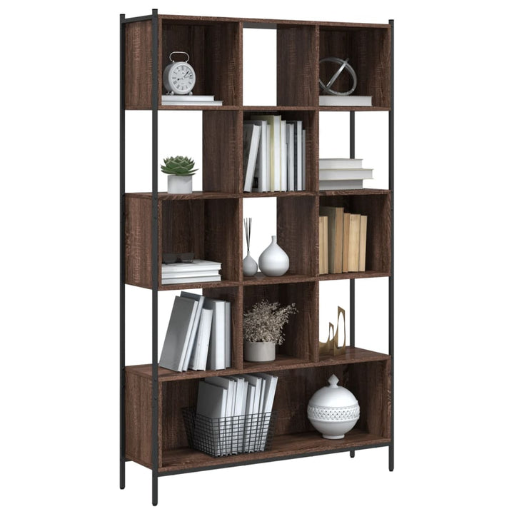 Bibliotecă, Stejar Maro, 102X28X172 Cm, Lemn Prelucrat