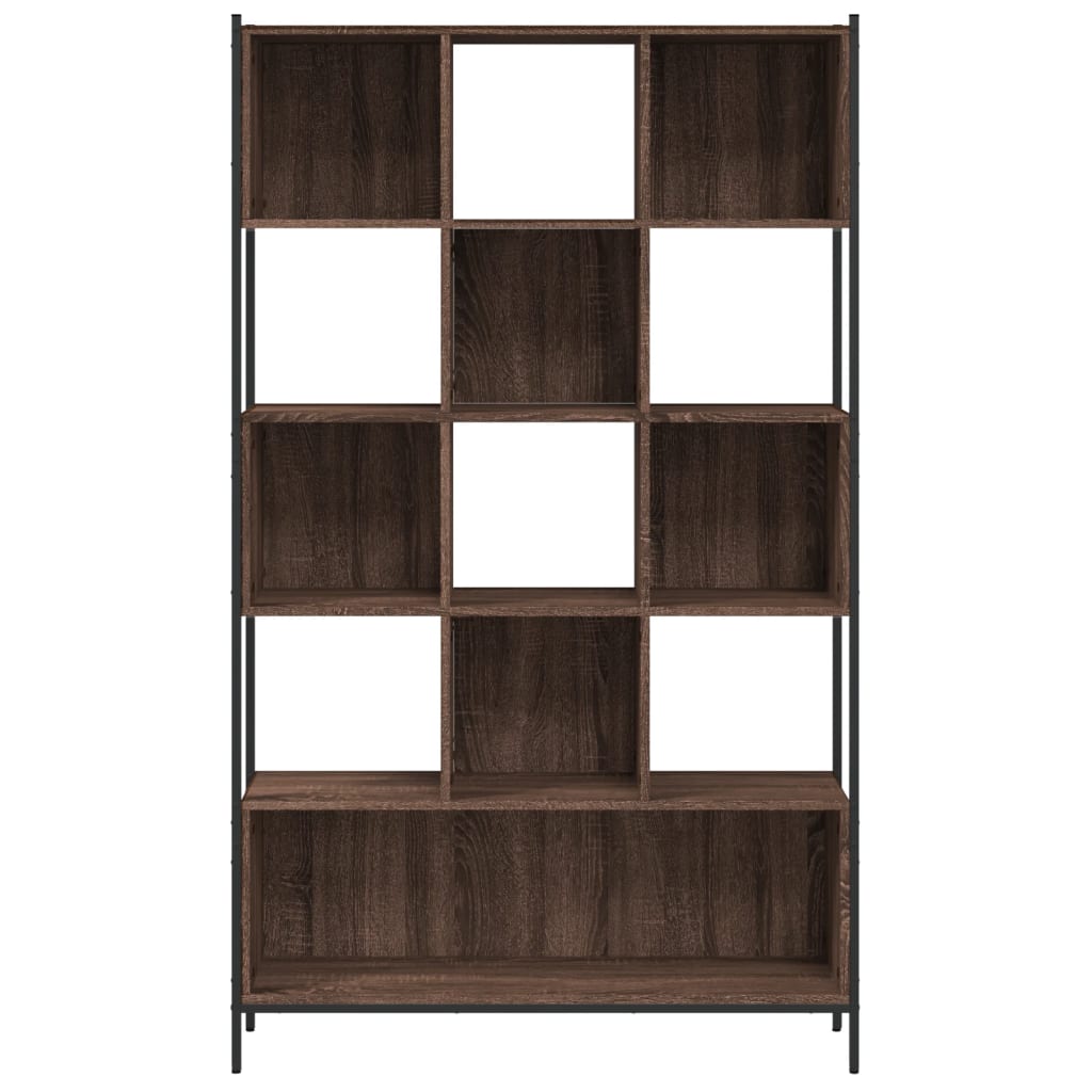 Bibliotecă, Stejar Maro, 102X28X172 Cm, Lemn Prelucrat