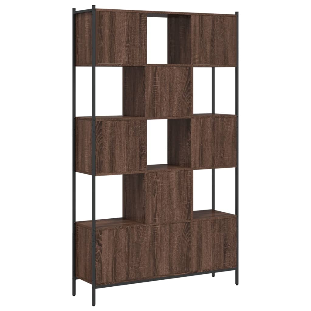 Bibliotecă, Stejar Maro, 102X28X172 Cm, Lemn Prelucrat