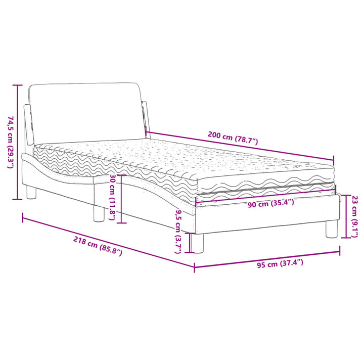 Pat Cu Saltea, , , Textil