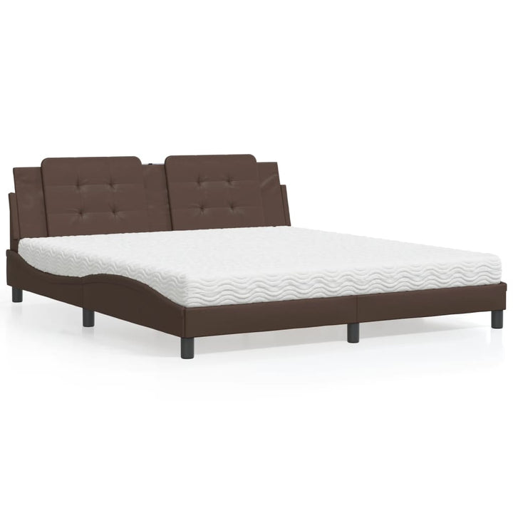 Pat Cu Saltea, , , Piele Ecologică