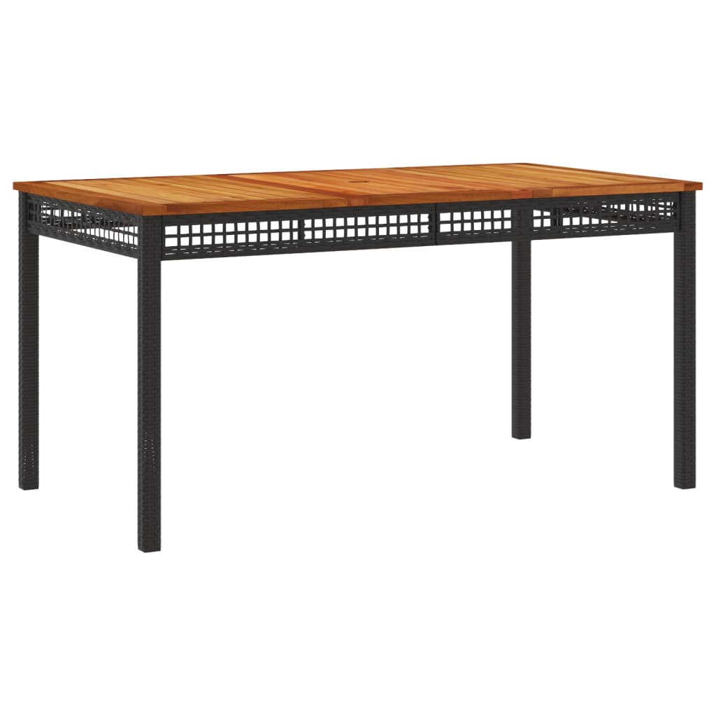 Set Mobilier De Grădină Cu Perne, 4 Piese, Negru, Poliratan