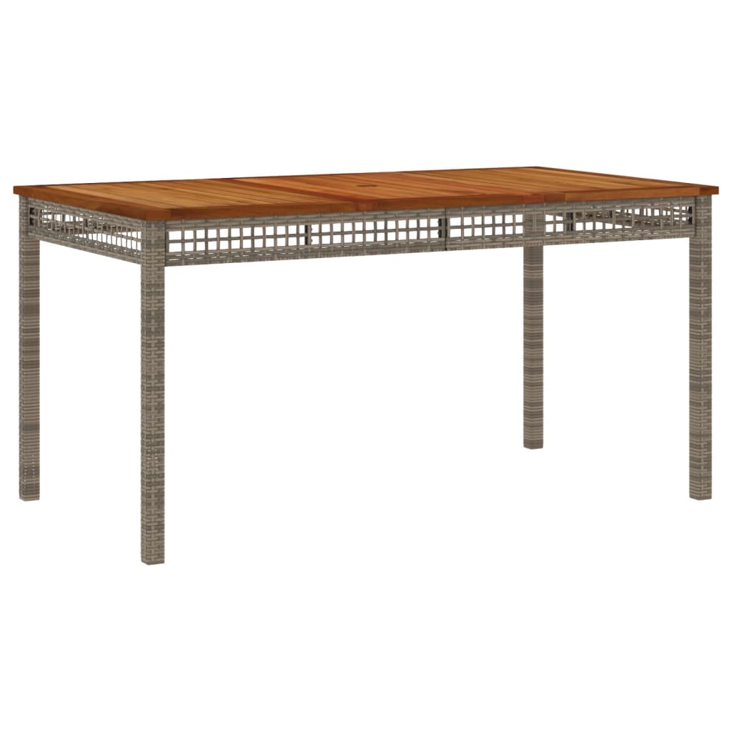 Set Mobilier De Grădină Cu Perne, 5 Piese, Gri, Poliratan
