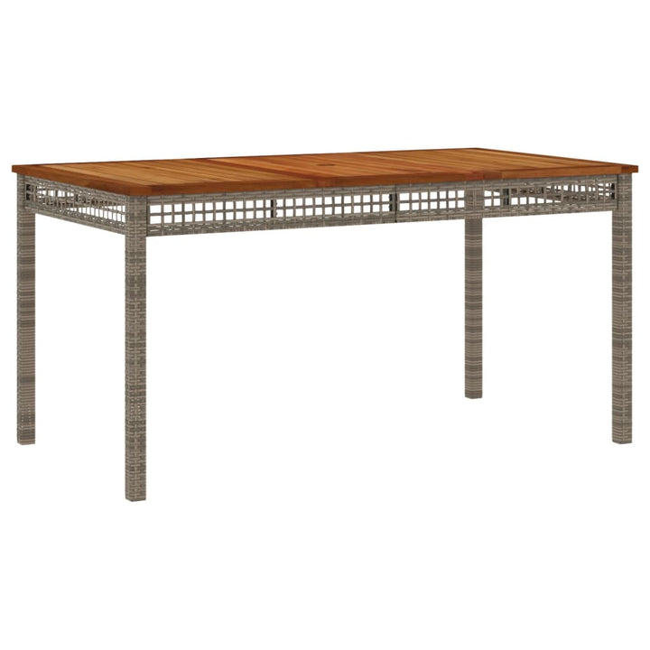 Set Mobilier De Grădină Cu Perne, 5 Piese, Gri, Poliratan