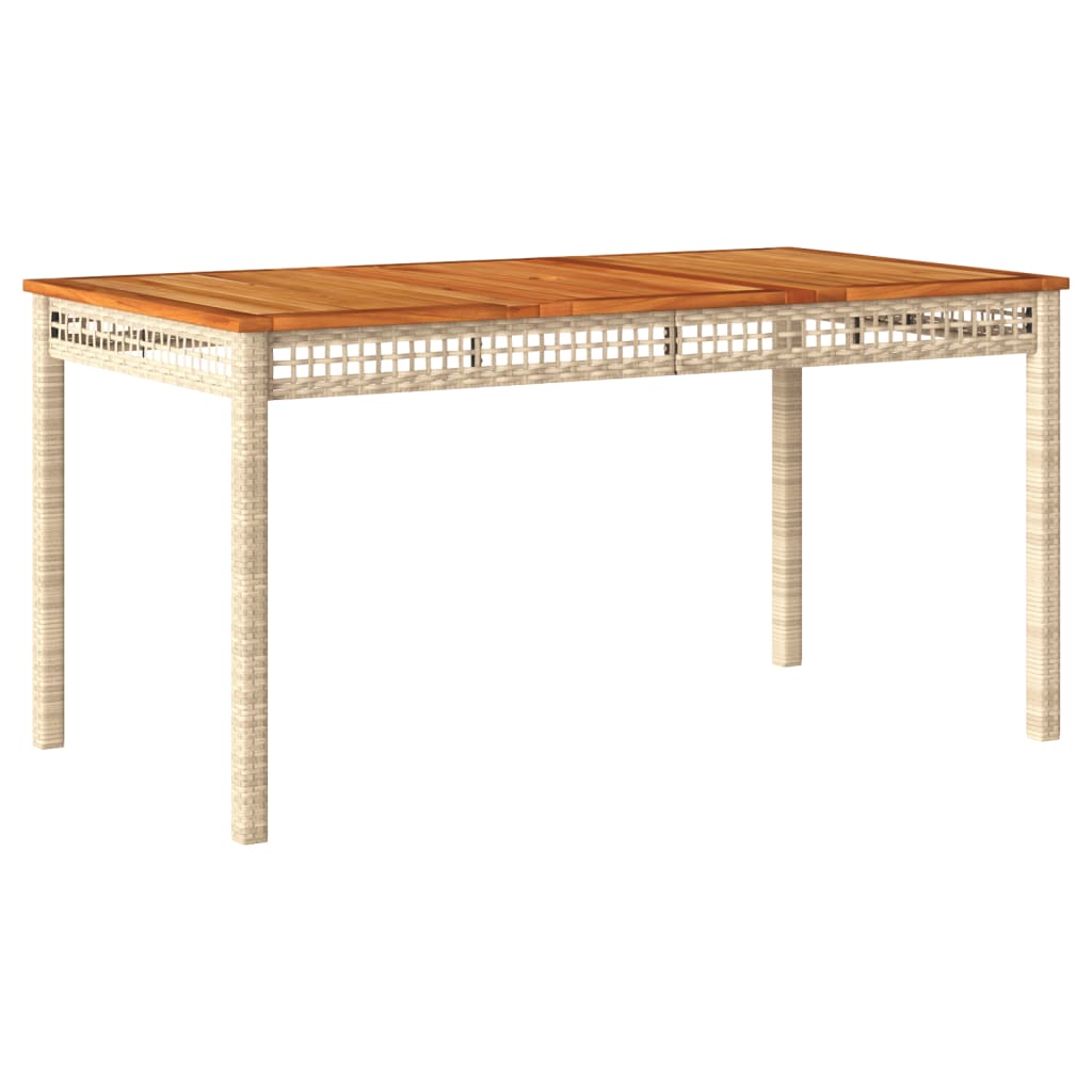Set Mobilier De Grădină Cu Perne, 5 Piese, Bej, Poliratan
