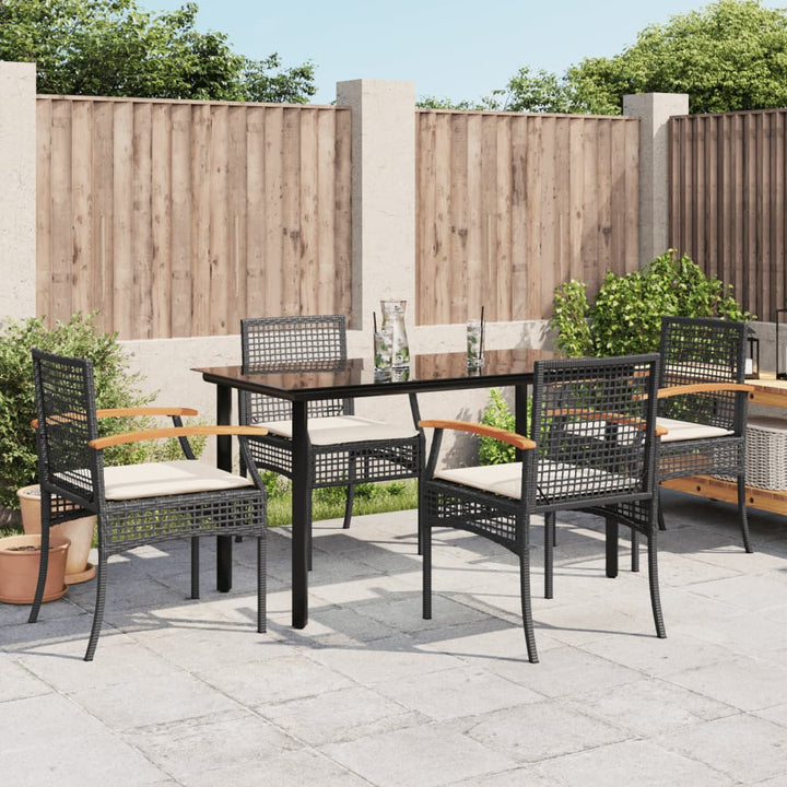 Set Mobilier De Grădină Cu Perne, 3 Piese, , Poliratan